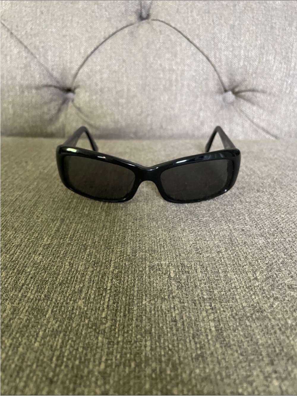 OLIVER PEOPLES darcey bk polished black sunglasses 130 55-17 vintage